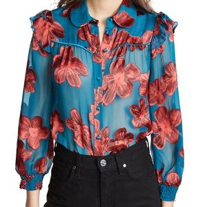 alice + olivia Ziggy Blouse